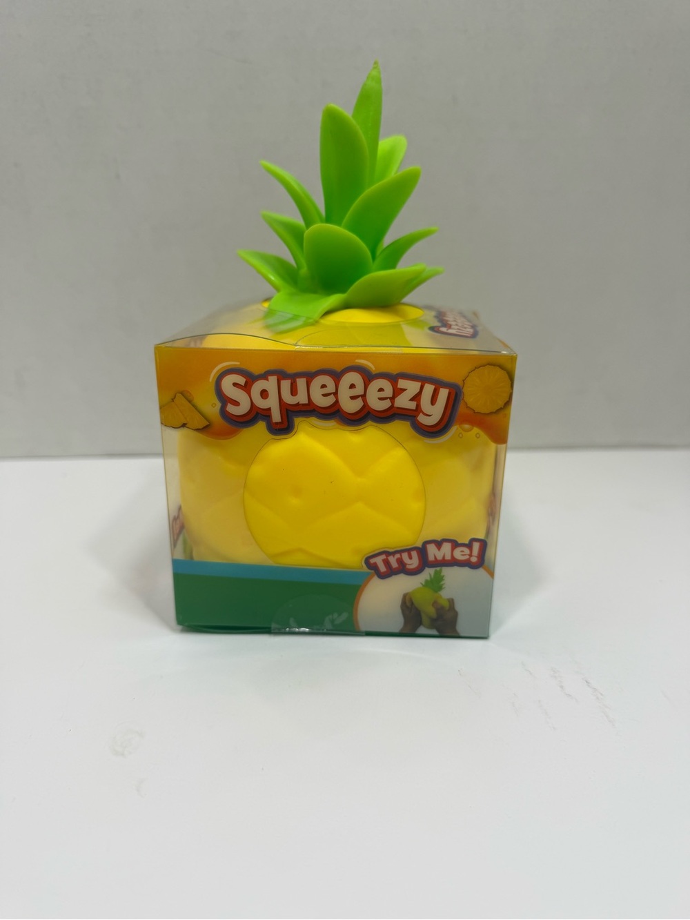 Sunny Days Pineapple Squishy Toy - Yellow New